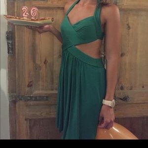 BCBG maxzaria green dress